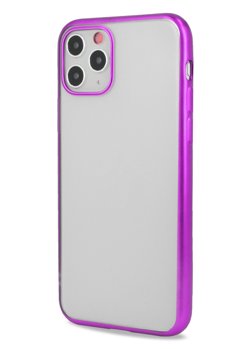 Чехол snazzy хром для iPhone 11 Pro матовый пурпурный
